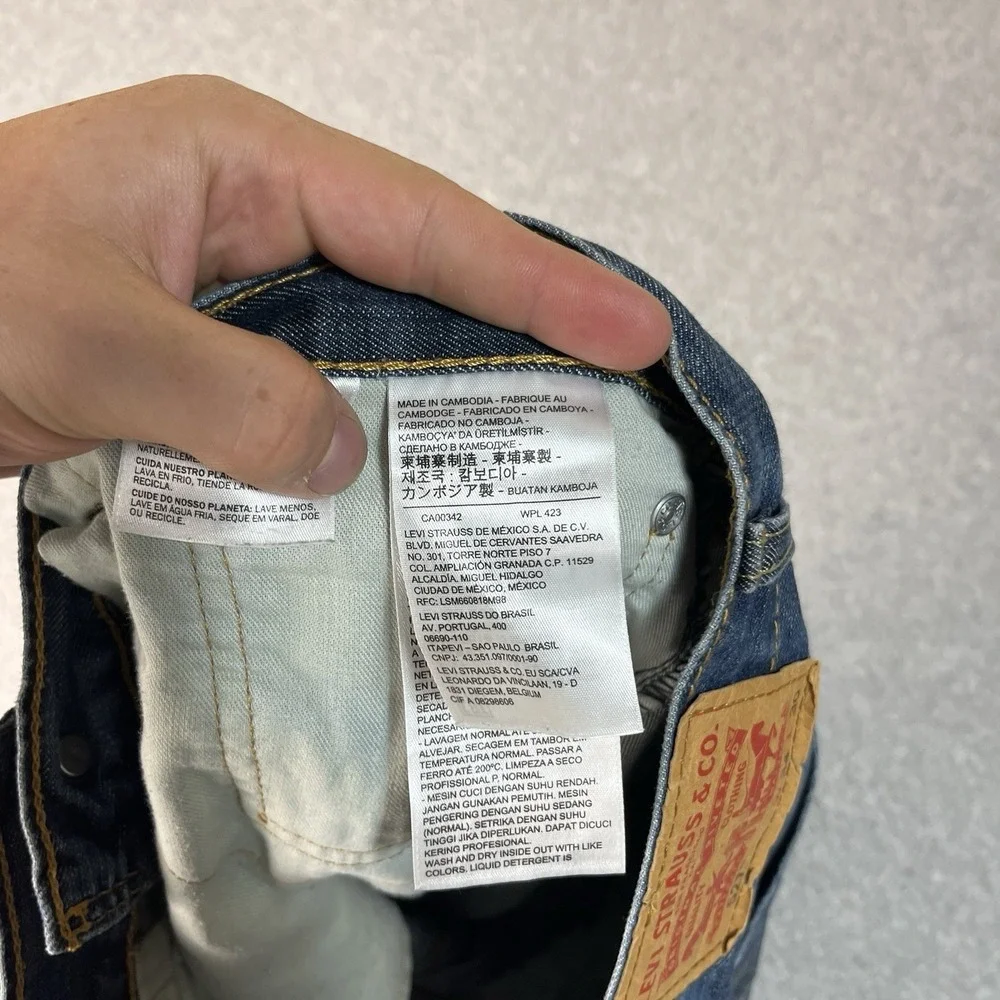Levis Jeans Mens 34x30 (Fit 36x30) Blue 527 Bootcut Western Cowboy Denim Medium